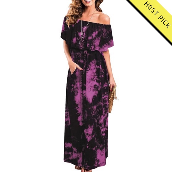 Fashion Dresses & Skirts - HP | NWT | Fashion Tie Dye Maxi Dress